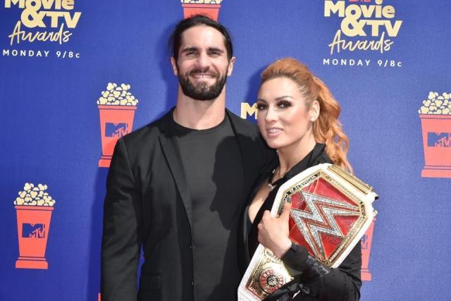 WWE Superstar Becky Lynch Welcomes First Child with Fiancé Seth Rollins:  'Love of Our Lives
