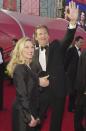 <p>Jeff and Susan ooze Hollywood glamour in classic black at the Academy Awards in 2001.</p>