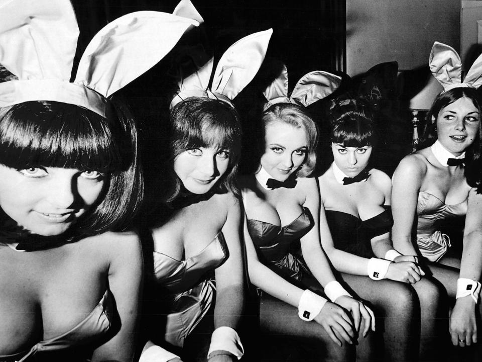 'Playboy' Bunnies: 'Playboy' is trying to entice a younger audience with the 'Harry Potter' star on its March front cover