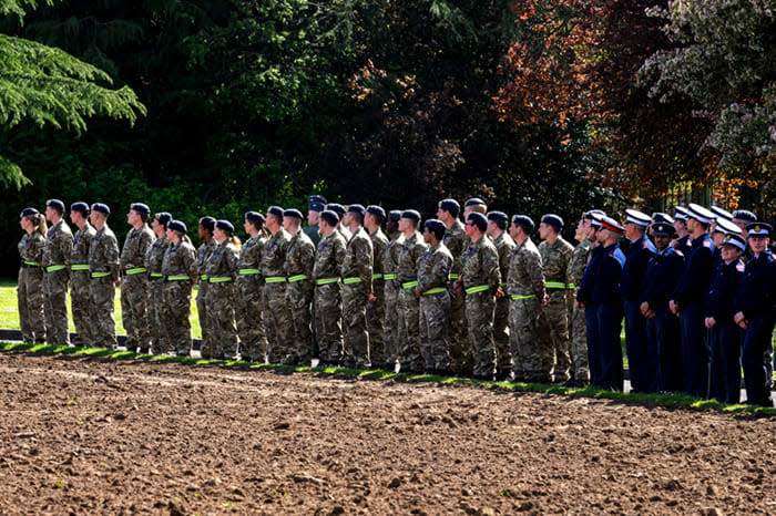 Miembros de las Fuerzas Armadas británicas