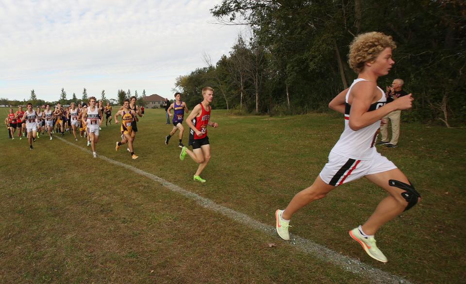 Preston Stensland was an individual state qualifier as he helped the Gilbert boys cross country team return to state and place seventh in Class 3A during the 2022 season.