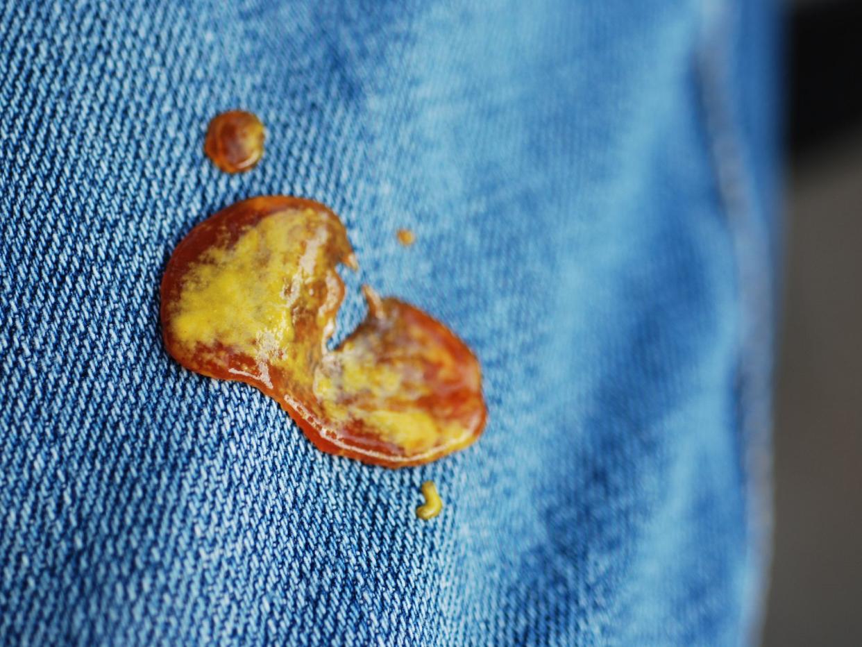 Ketchup and Mustard Stain