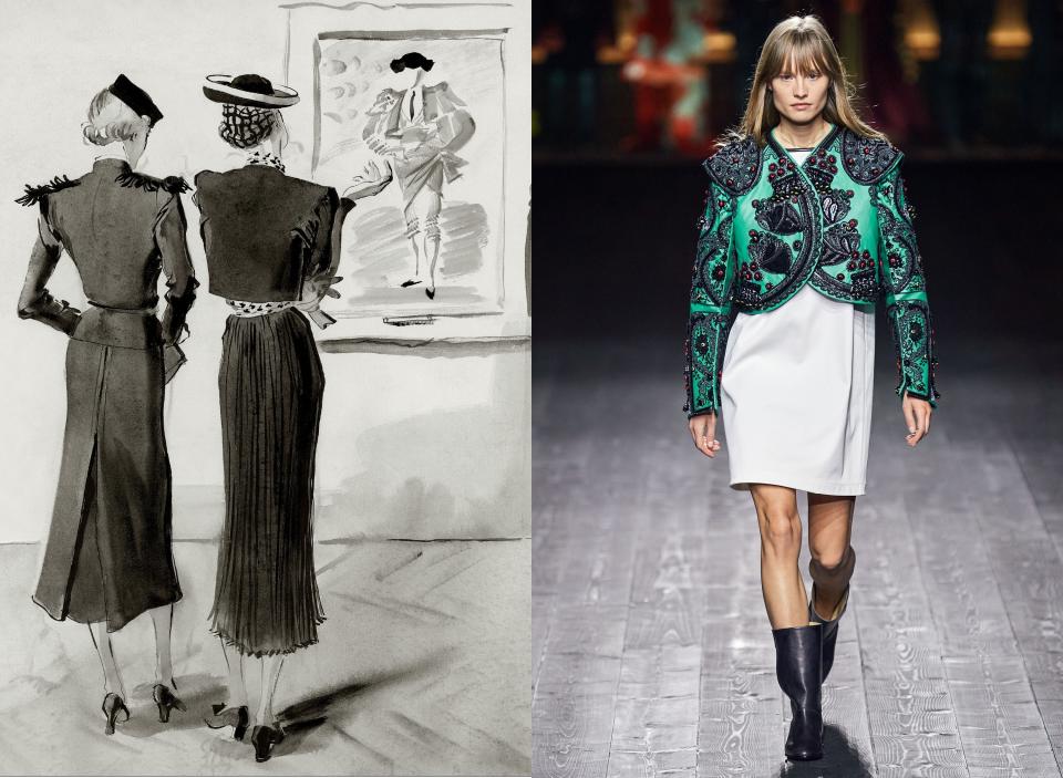 Spanish-inspired fashions from 1936; Louis Vuitton, fall 2020 ready-to-wear.