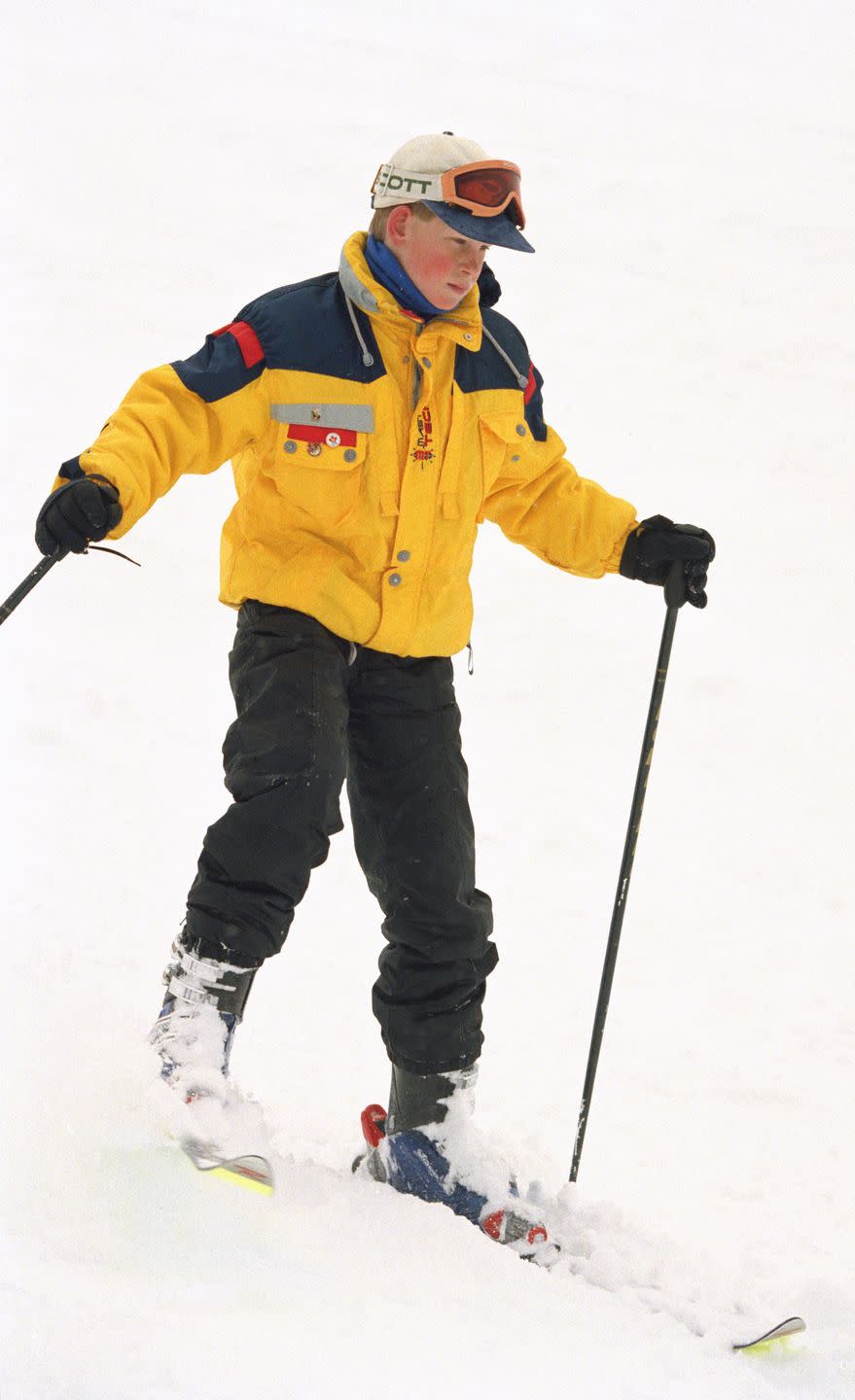 the prince of wales and princes william harry skiing in whistler