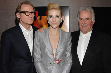 Bill Nighy , Cate Blanchett and Richard Eyre , director at the New York premiere of Fox Searchlight's Notes on a Scandal