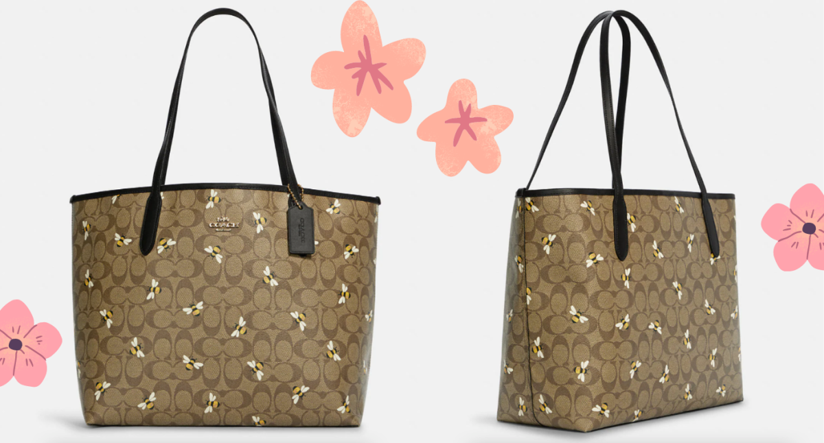 This Coach Outlet tote just received a fun update for spring— and it's on  sale for $159