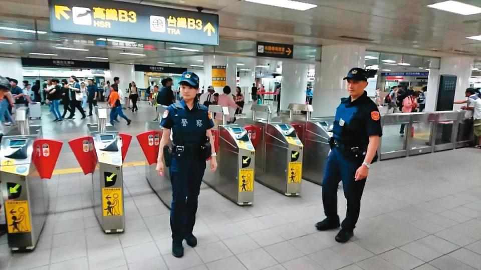台北捷警隊提出防狼計畫，守衛搭乘捷運的民眾安全。（台北市警局提供）
