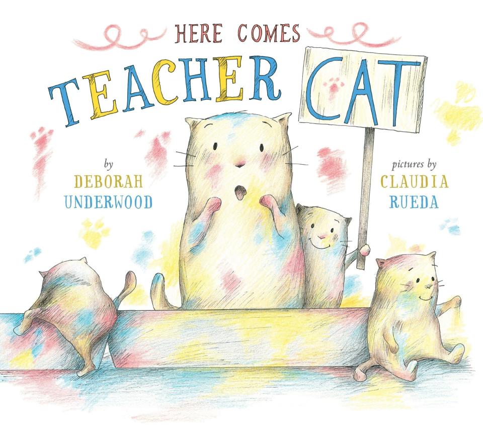 This installment in the "Here Comes Cat" series follows the protagonist's stint as a substitute teacher as he learns to inspire kittens. <i>(Available <strong><a href="https://amzn.to/2RlPqrm" target="_blank" rel="noopener noreferrer">here</a></strong>)</i>