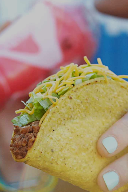Taco Bell: Fresco Style Crunchy Beef Taco