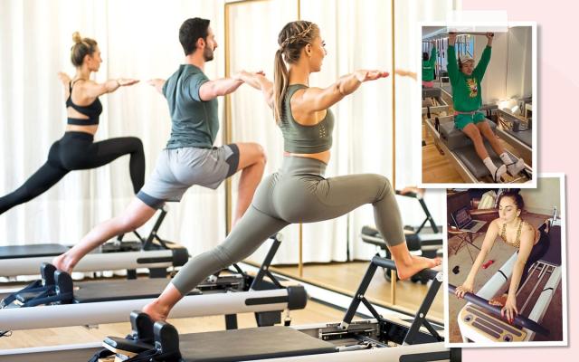 Surfer on Long Box on the Pilates Reformer 