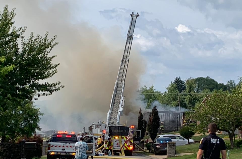 House leveled in explosion in Plum Borough; several other homes damaged