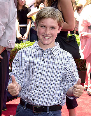 Jesse James at the Hollywood premiere of Walt Disney's The Princess Diaries