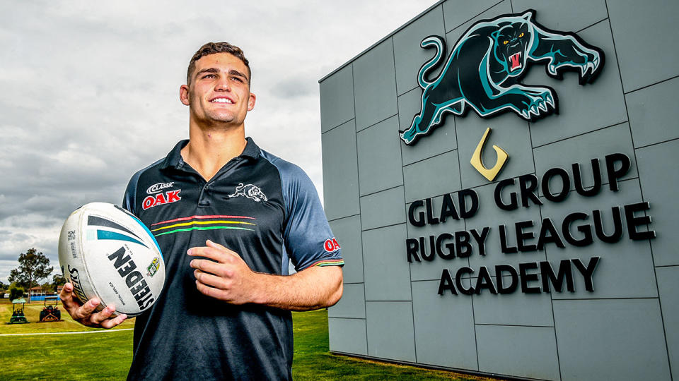 Pictured here, Penrith Panthers star Nathan Cleary.