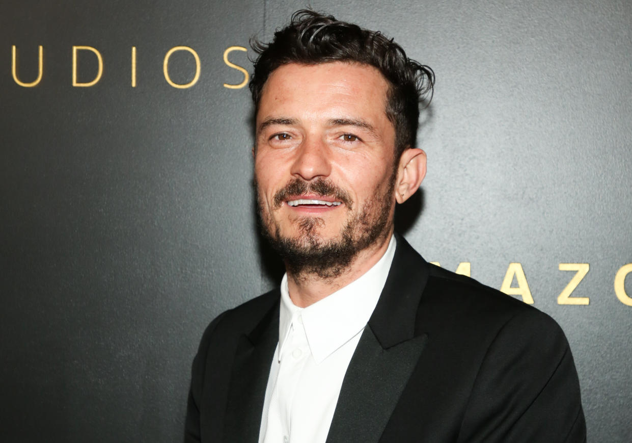 BEVERLY HILLS, CALIFORNIA - JANUARY 05: Actor Orlando Bloom attends Amazon Studios Golden Globes after party at The Beverly Hilton Hotel on January 05, 2020 in Beverly Hills, California. (Photo by Paul Archuleta/WireImage)