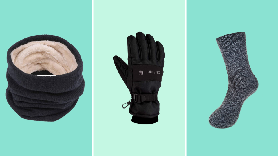 Winter accessories will help you retain your heat in the car.