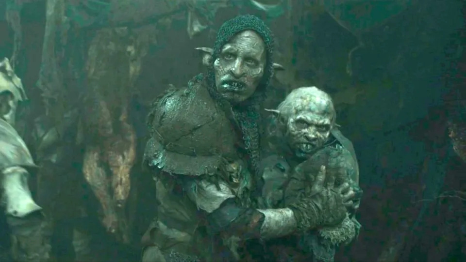 an orc family on the rings of power season two