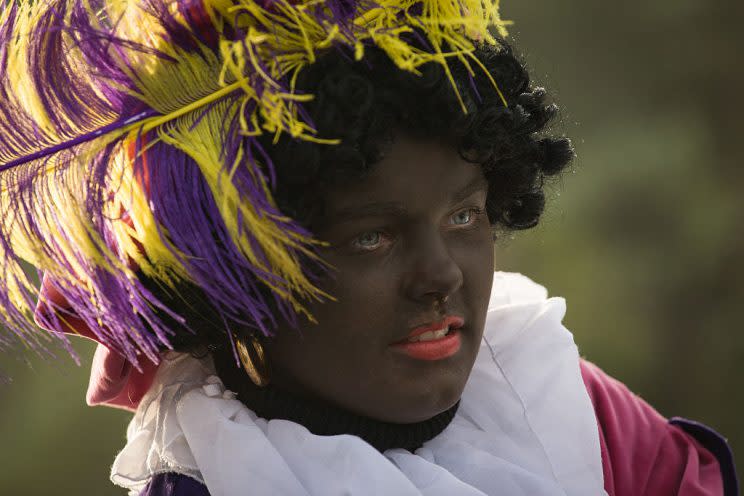 Zwarte Piet has been a holiday tradition in the Netherlands since the 1850s (Photo by Jaap Arriens/Pacific Press/LightRocket via Getty Images)