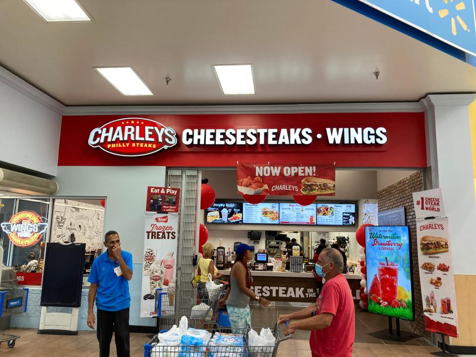 Charleys Philly Steaks, inside Walmart on Belvedere Road, was one of 24 Palm Beach County restaurants to get a perfect score on their most recent health inspection.