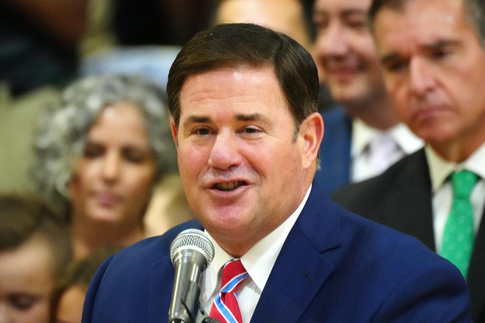 Gov. Doug Ducey arrived in Taiwan for a trade mission on Aug. 30, 2022.