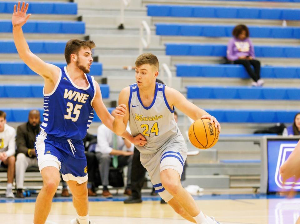 Worcester State University's Erik Bjorn of Holden and Wachusett Regional has the Lancers primed for a strong postseason.