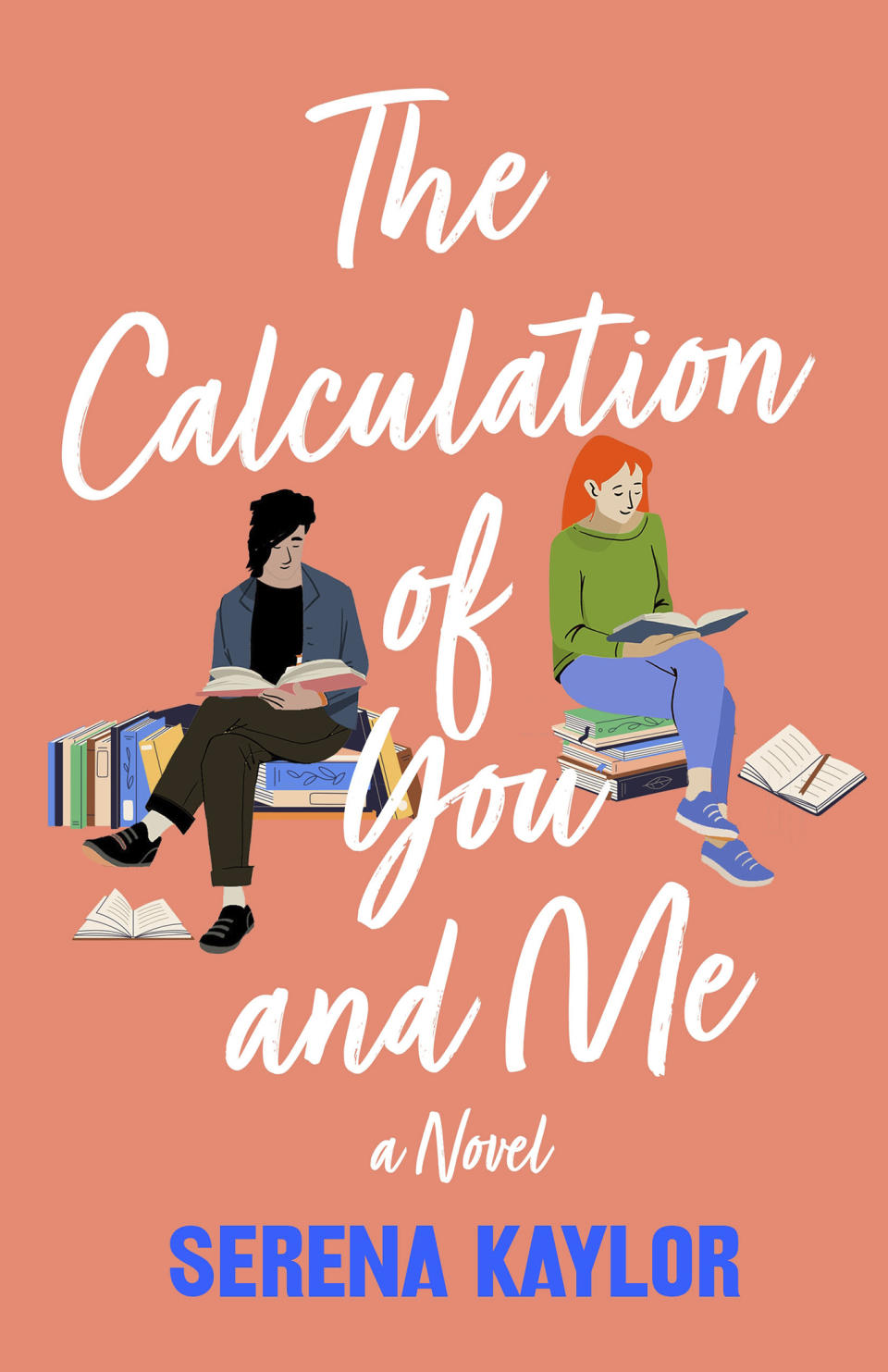 This cover image released by Wednesday Books shows "The Calculation of You and Me" by Serena Kaylor. (Wednesday Books via AP)