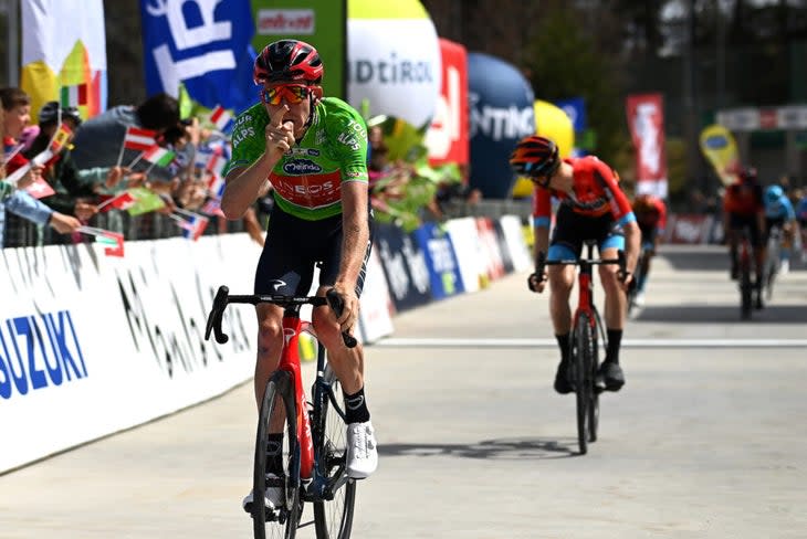 <span class="article__caption">Geoghegan Hart made it two in a row at the Tour of the Alps. </span> (Photo: (Photo by Tim de Waele/Getty Images))