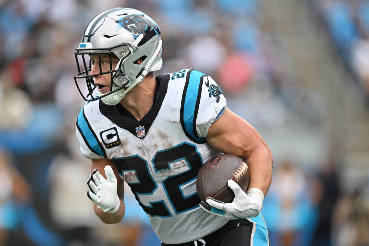 Christian McCaffrey has been the only reliable fantasy element on the Carolina Panthers. (Photo by Grant Halverson/Getty Images)