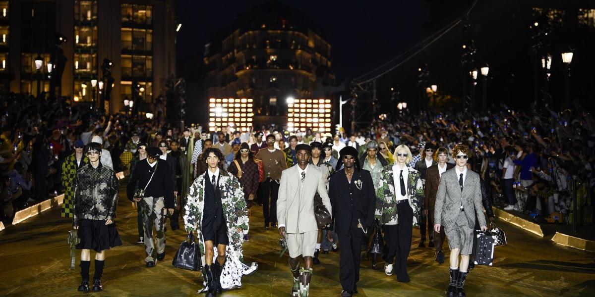 Virgil Abloh's debut Louis Vuitton men's creations land in London