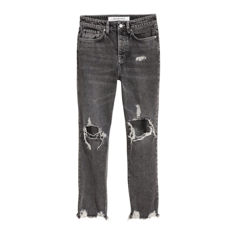 <a rel="nofollow noopener" href="http://rstyle.me/n/cquxcjchdw" target="_blank" data-ylk="slk:Slim High Cropped Jeans, H & M, $50;elm:context_link;itc:0;sec:content-canvas" class="link ">Slim High Cropped Jeans, H & M, $50</a><p> <strong>Related Articles</strong> <ul> <li><a rel="nofollow noopener" href="http://thezoereport.com/fashion/style-tips/box-of-style-ways-to-wear-cape-trend/?utm_source=yahoo&utm_medium=syndication" target="_blank" data-ylk="slk:The Key Styling Piece Your Wardrobe Needs;elm:context_link;itc:0;sec:content-canvas" class="link ">The Key Styling Piece Your Wardrobe Needs</a></li><li><a rel="nofollow noopener" href="http://thezoereport.com/beauty/hair/like-start-losing-hair-23/?utm_source=yahoo&utm_medium=syndication" target="_blank" data-ylk="slk:What It's Like To Start Losing Your Hair At 23;elm:context_link;itc:0;sec:content-canvas" class="link ">What It's Like To Start Losing Your Hair At 23</a></li><li><a rel="nofollow noopener" href="http://thezoereport.com/living/travel/jetblue-sale-cheap-flights/?utm_source=yahoo&utm_medium=syndication" target="_blank" data-ylk="slk:JetBlue Is Having A Major Sale, And Flights Start At Just $39;elm:context_link;itc:0;sec:content-canvas" class="link ">JetBlue Is Having A Major Sale, And Flights Start At Just $39</a></li> </ul> </p>