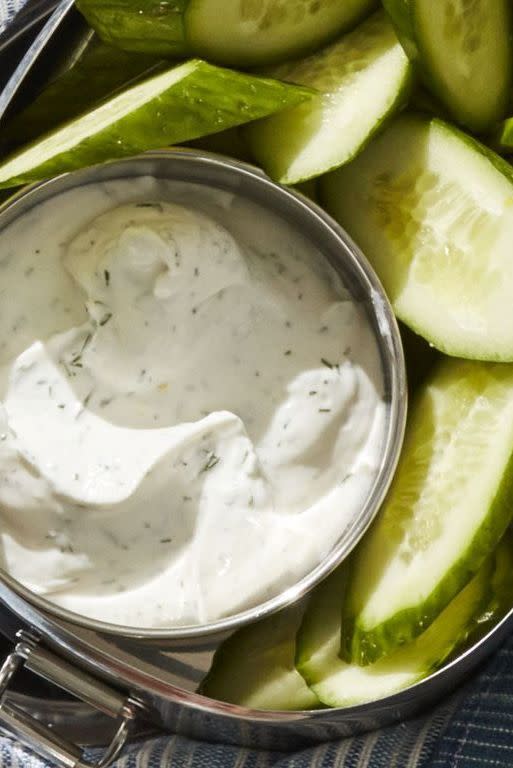 Whipped Feta with Cucumber