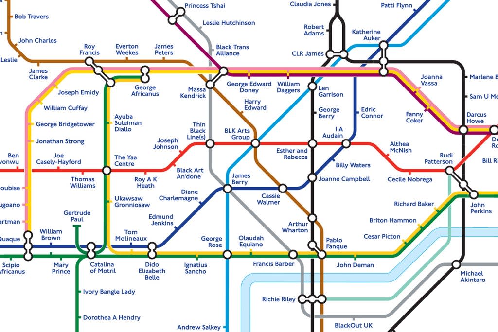 The Black History Tube Map (TFL)