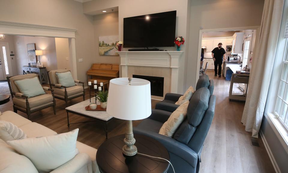 A large open living area provides a spot for residents to relax at Camella Living in Copley.