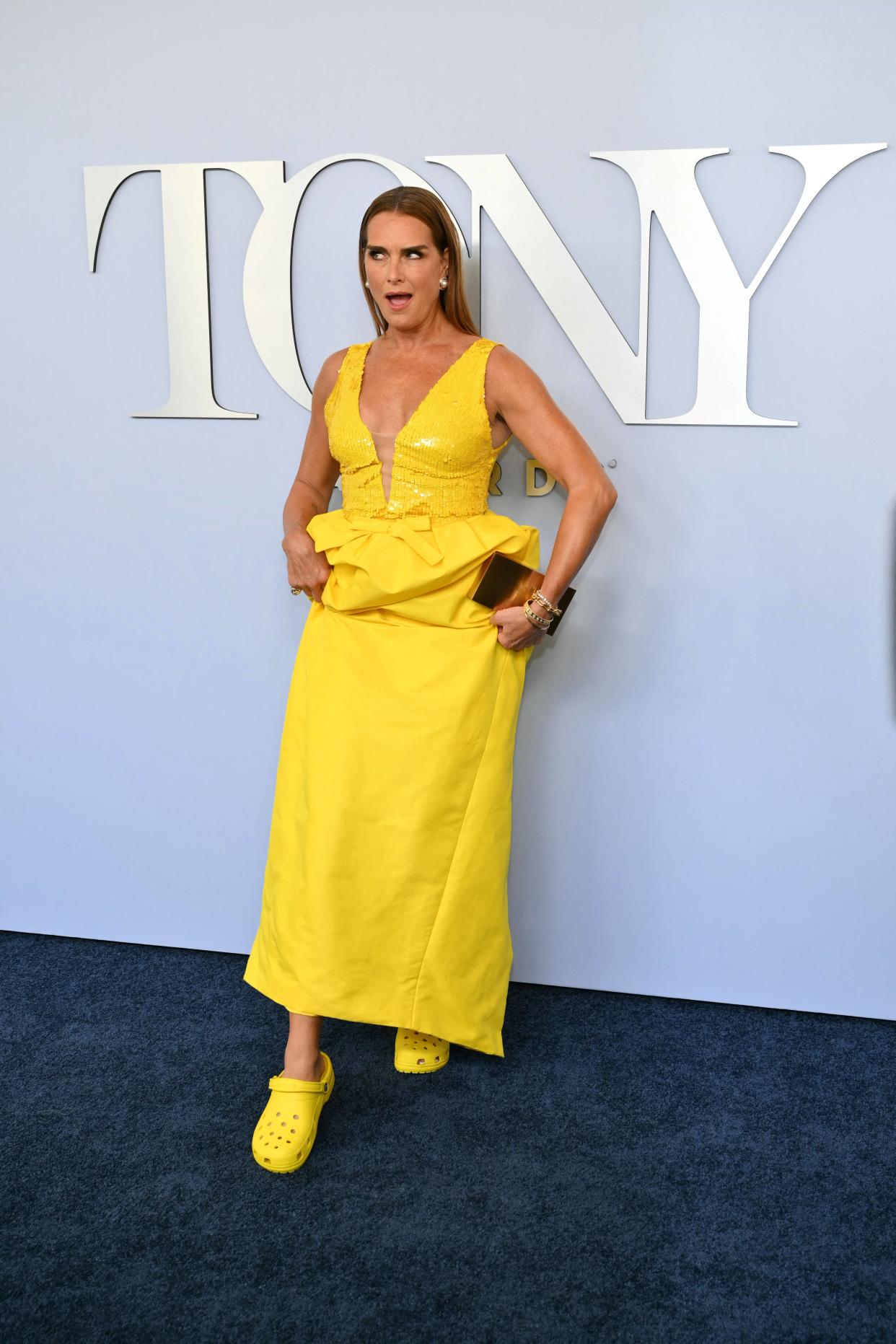 Brooke Shields à la 77e cérémonie des Tony Awards