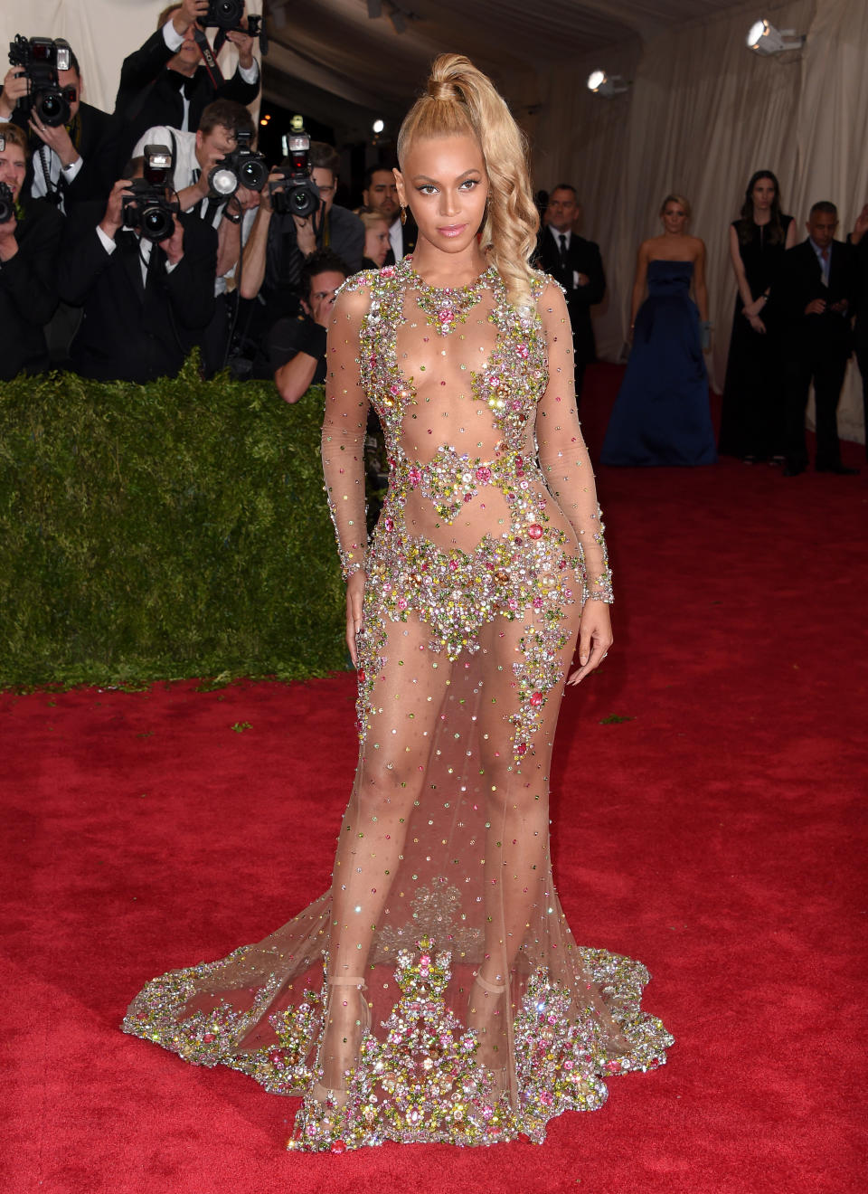 Wearing Givenchy to the Met Gala in May 2015