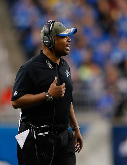 Jim Caldwell has the Lions atop the NFC North. (Getty Images) 