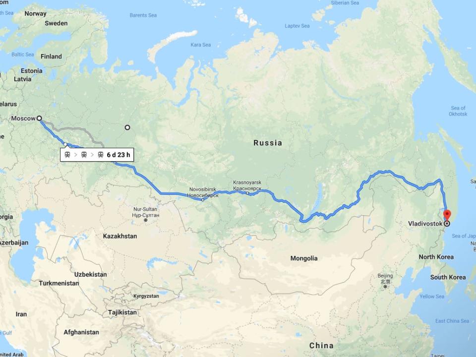 trans siberian railway