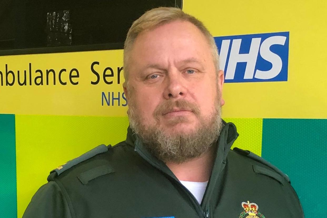 Campaigner: Matt Fisher started a petition after the death of a paramedic colleague "who didn't get to enjoy his retirement": Sophie Goodchild