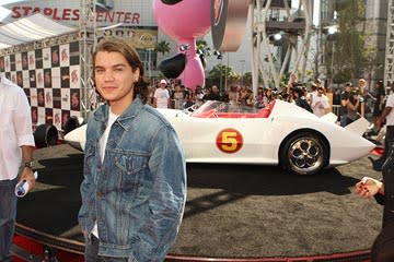 Emile Hirsch at the Los Angeles premiere of Warner Bros. Pictures' Speed Racer