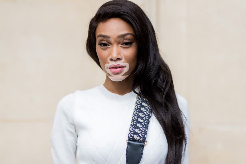 Winnie Harlow zeigte ganz deutlich, dass sie ihre einzigartige Schönheit jeden Tag feiert. (Bild von Christian Vierig/Getty Images)