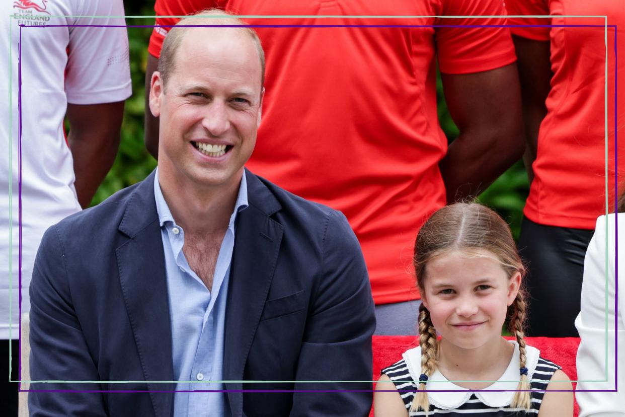  Prince William and Princess Charlotte. 