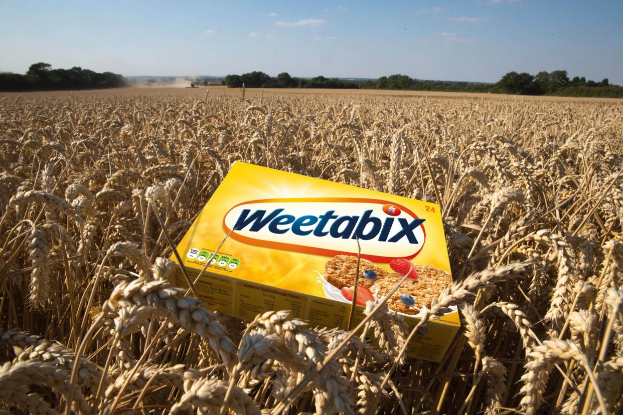 Gobbled up: The company which makes Weetabix has been sold for £1.4 billion: Tim Scrivener