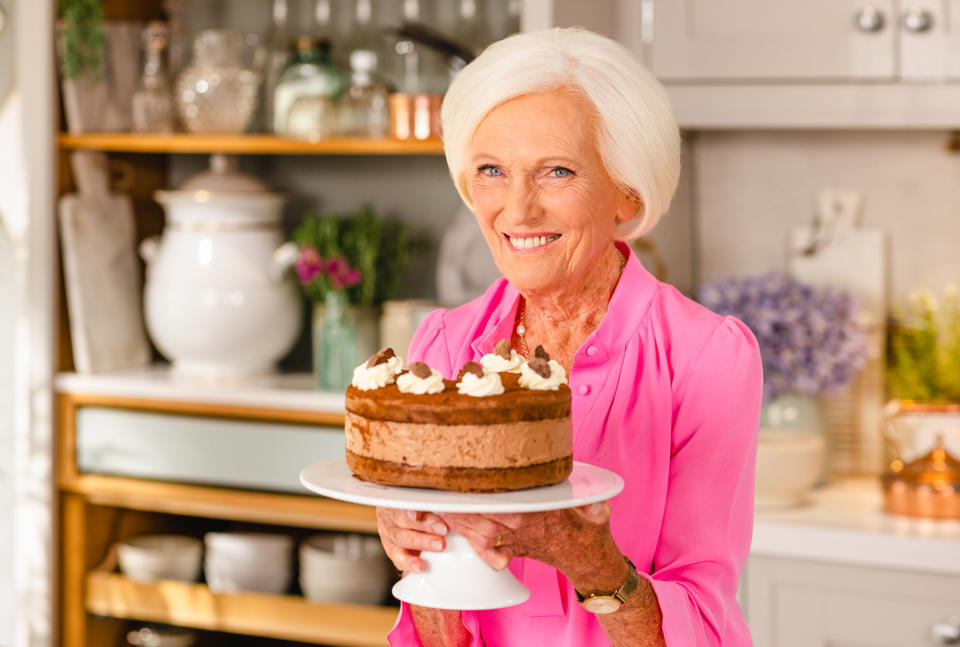 Mary with her  crowd-pleasing chocolate truffle dessert