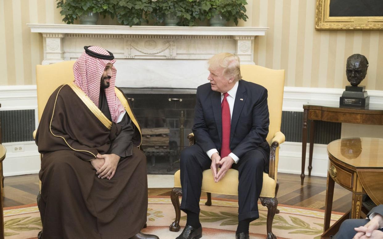 Crown Prince Mohammed bin Salman met President Donald Trump last year - Michael Ochs Archives