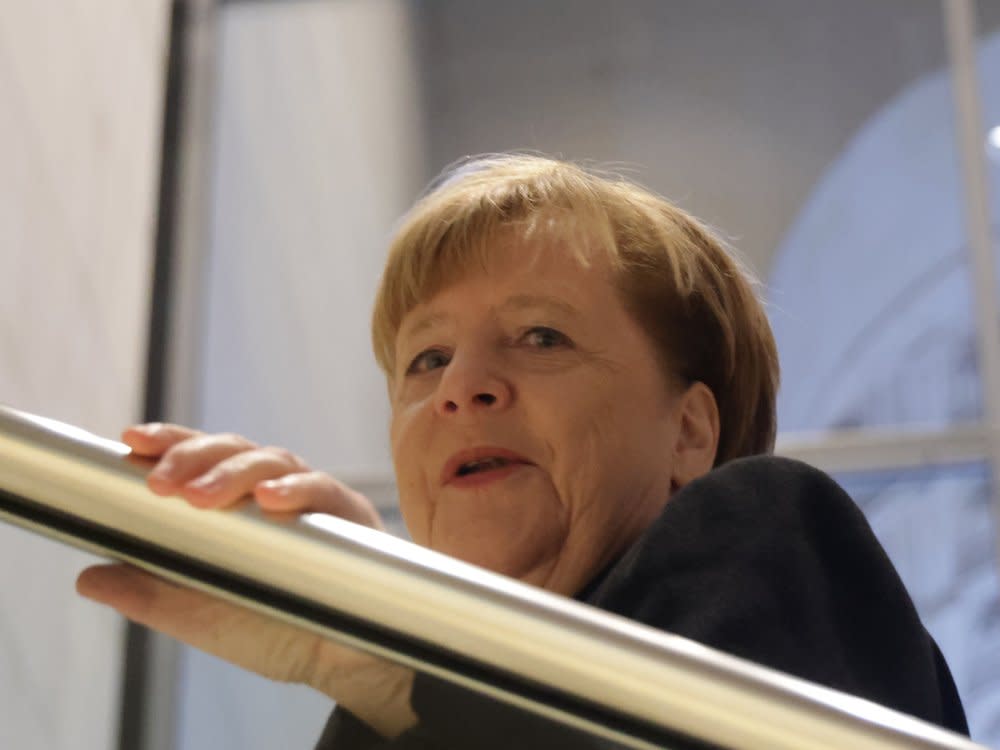 Angela Merkels Autobiografie erscheint im November. (Bild: ddp/Pool Getty Images)