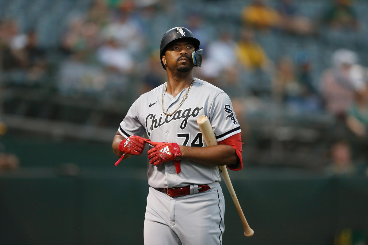 Kevin Bell of the Chicago White Sox bats against the Baltimore