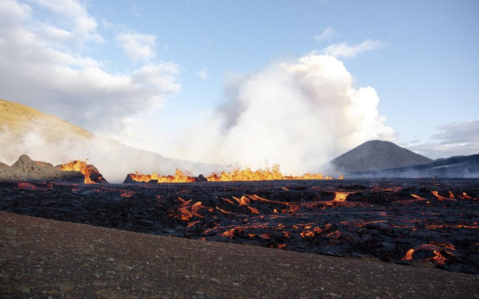 Reykjanes peninsula volcano - Ernir Eyjolfsson/Anadolu Agency via Getty Images