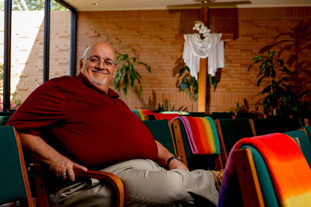 The Rev. Patrick McPherson is seen at St. Stephen's United Methodist Church in Norman, where he serves as senior pastor.