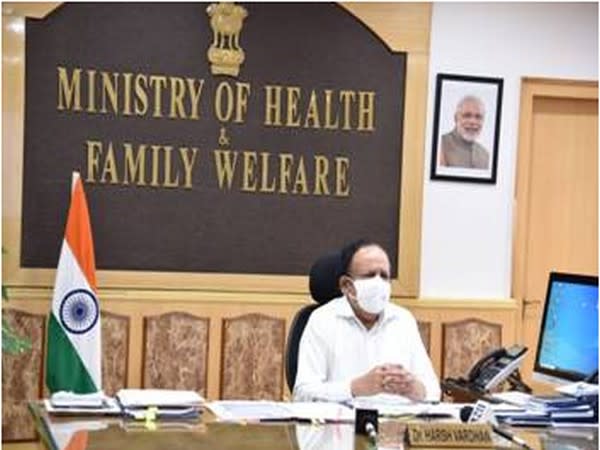 Union Minister of Health and Family Welfare, Dr Harsh Vardhan (photo/ANI) 