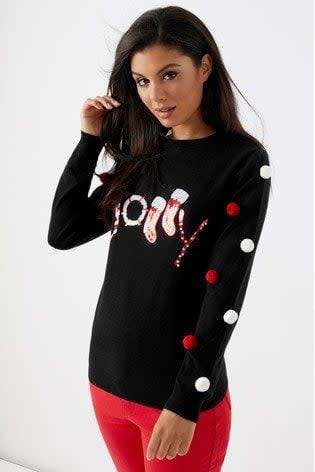 Fashion Union Jolly Christmas Jumper - Credit: Next