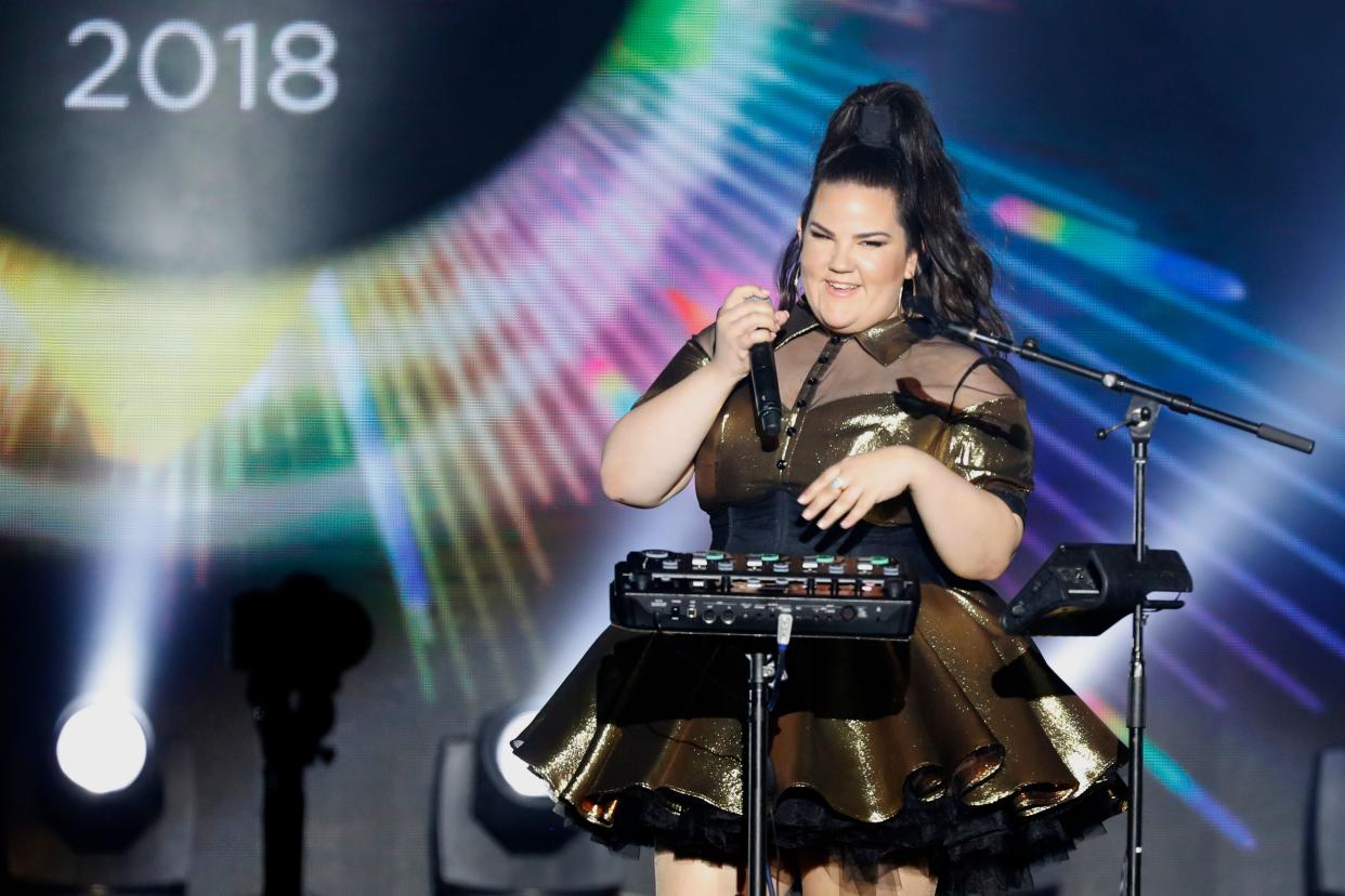 Die israelische Sängerin Netta Barzilai gilt als Favoritin für den ESC-Sieg. (Bild: Getty Images)